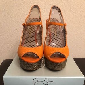 Jessica Simpson Shoes (High Heel Peep Toe)
